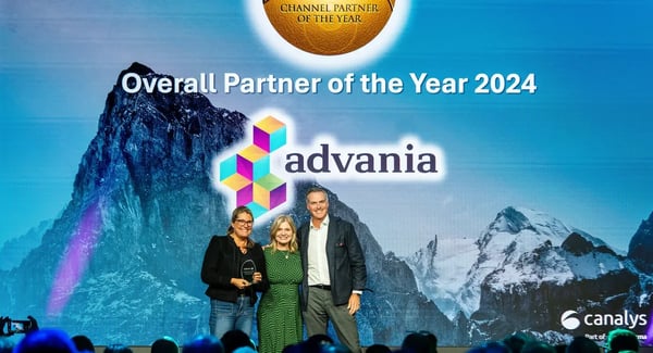 Advania blir Channel Partner of the Year på Canalys Forum 2024