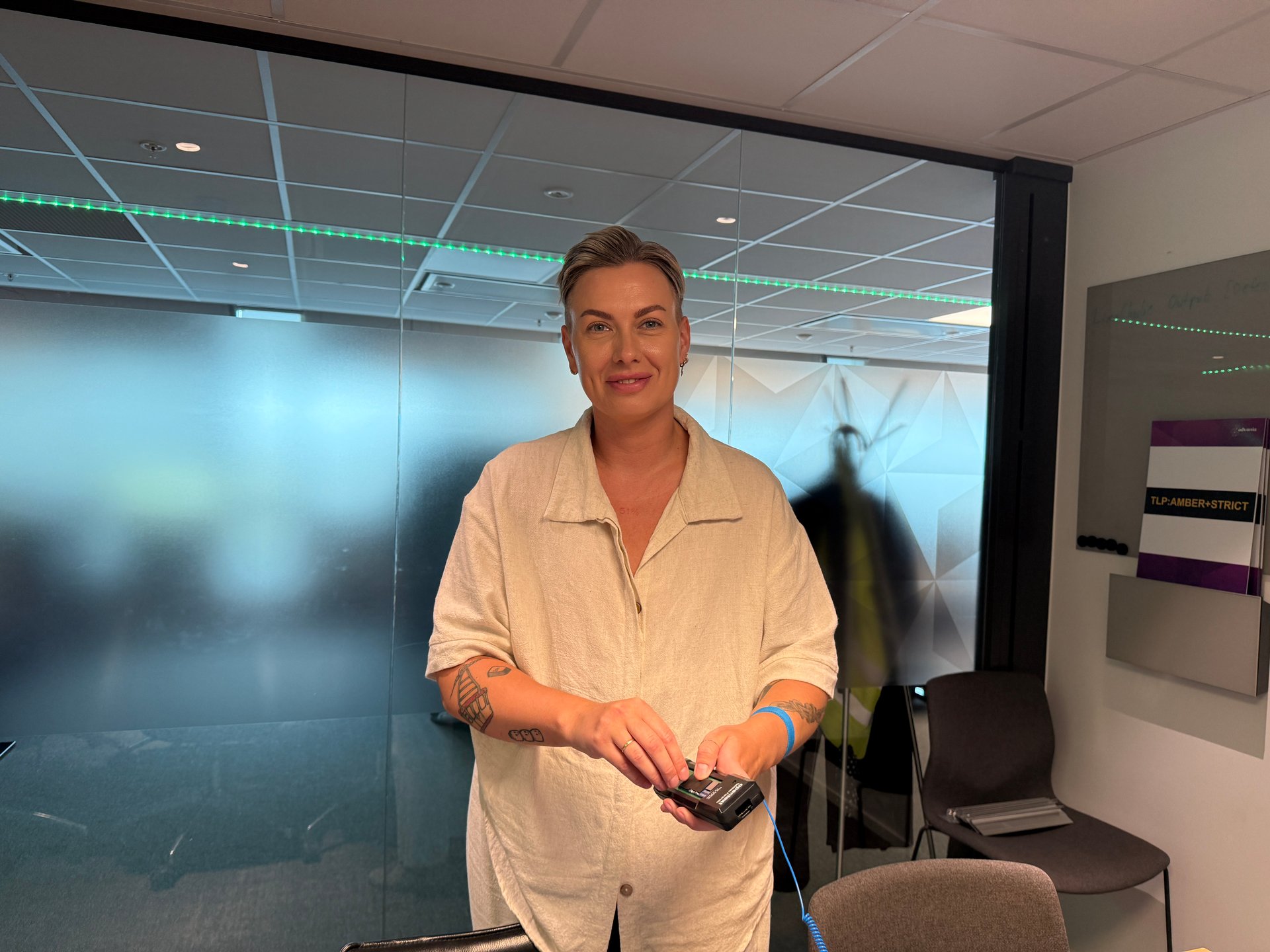 Tina jobber med digital etterforskning i Advania