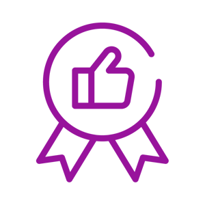 Advania Icon_Purple_Customer Satisfaction