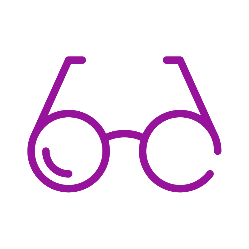 Advania Icon_Purple_Glasses