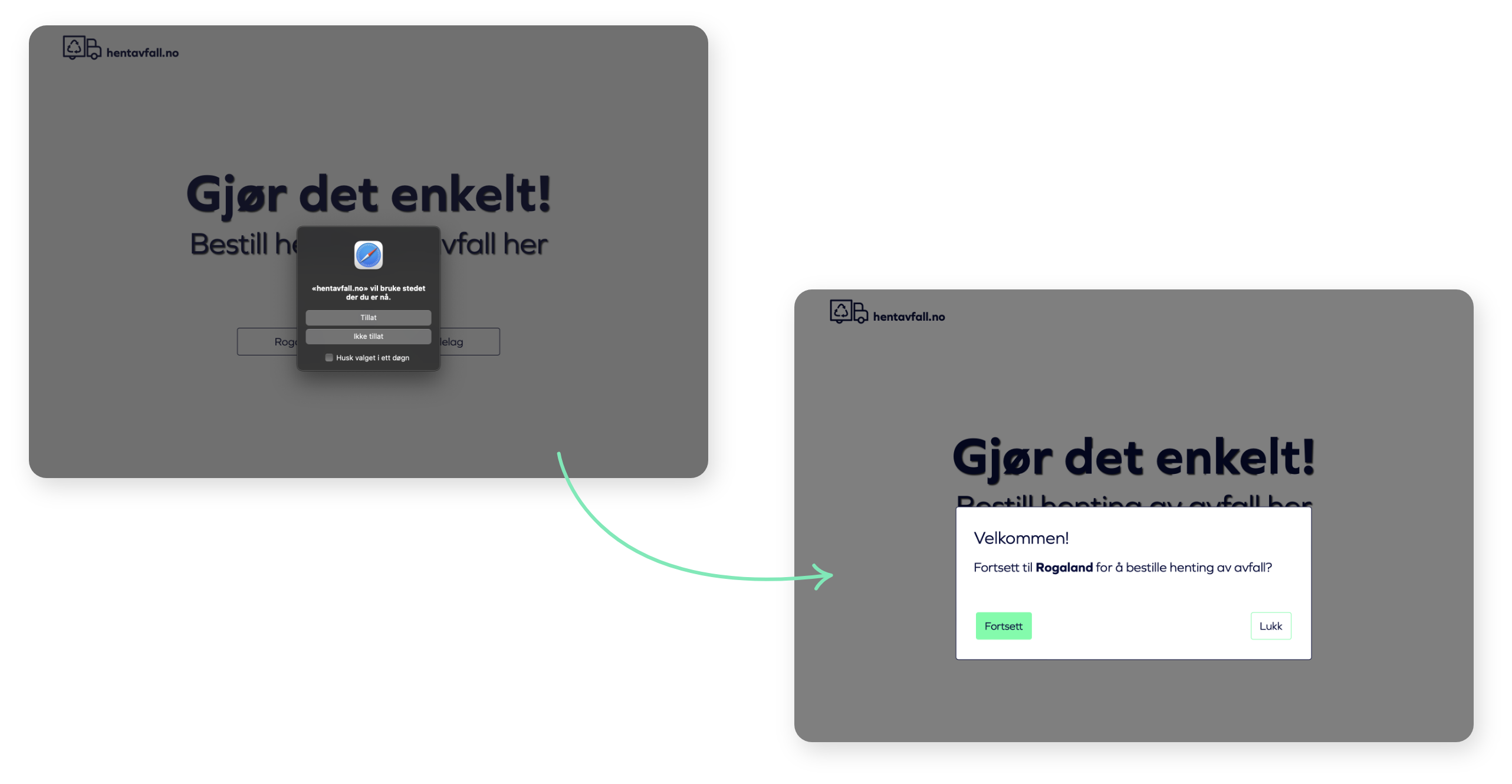 Forenklet posisjonshåndtering
