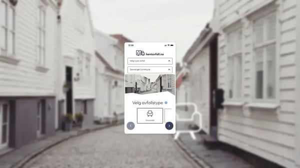 Hentavfall: En felles portal for å bestille henting av avfall!