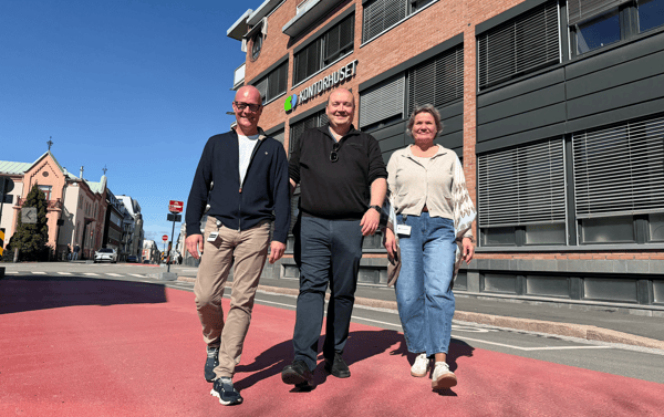 Stabilt nett og tett samarbeid for Kontorhuset