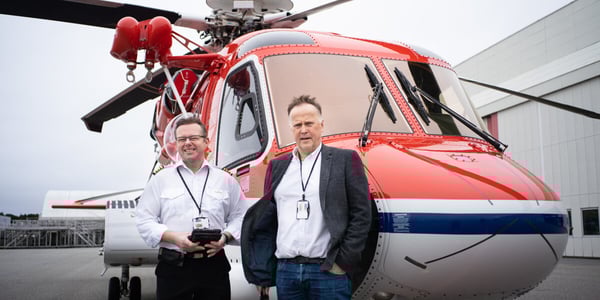 Pilotene har sikkerheten på låret