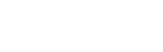 OpenText logo white